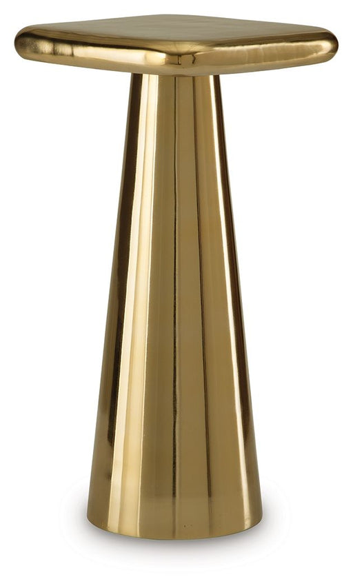 Dallenburg - Accent Table - Gold Finish - R&R Furniture Gallery (Fountain Valley, CA)