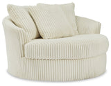 Lindyn - Oversized Swivel Accent Chair - R&R Furniture Gallery (Fountain Valley, CA)