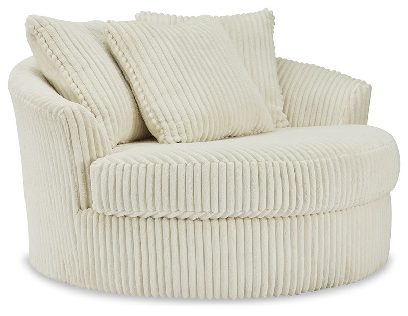 Lindyn - Oversized Swivel Accent Chair - R&R Furniture Gallery (Fountain Valley, CA)