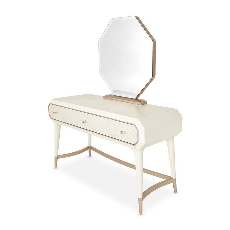 La Rachelle - Vanity Mirror - Champagne - R&R Furniture Gallery (Fountain Valley, CA)
