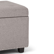 Hamilton - Upholstered Storage Ottoman - R&R Furniture Gallery (Fountain Valley, CA)