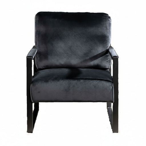 Classic Mid Century Modern Accent Chair With Durable Square Metal Frame, Armchair - R&R Furniture Gallery (Fountain Valley, CA)