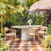 Annika - Outdoor Dining Arm Chair - R&R Furniture Gallery (Fountain Valley, CA)