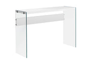 Accent Console Table For Entryway, Glossy Spacious Surface - R&R Furniture Gallery (Fountain Valley, CA)