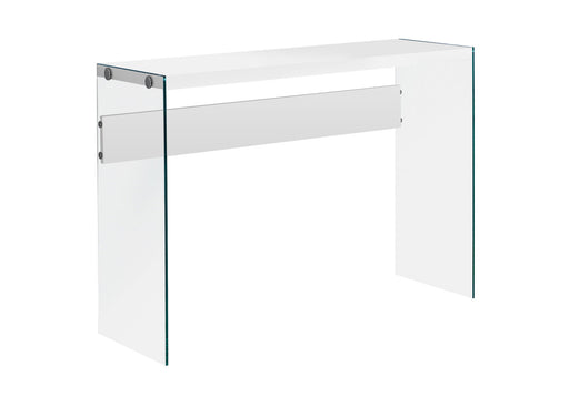 Accent Console Table For Entryway, Glossy Spacious Surface - R&R Furniture Gallery (Fountain Valley, CA)
