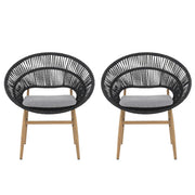 Cyril - Outdoor Papasan Style Dining Chair (Set of 2) - R&R Furniture Gallery (Fountain Valley, CA)