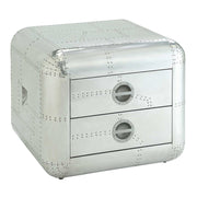 Brancaster - 22" End Table - Aluminum - R&R Furniture Gallery (Fountain Valley, CA)