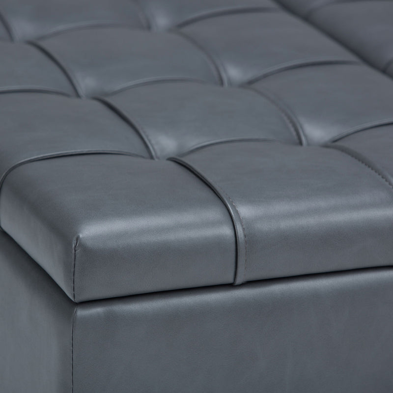 Harrison - Upholstered Coffee Table Storage Ottoman - R&R Furniture Gallery (Fountain Valley, CA)