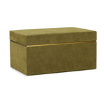 Pisa - Vegan Suede Contract-Grade Storage Box - Green - R&R Furniture Gallery (Fountain Valley, CA)