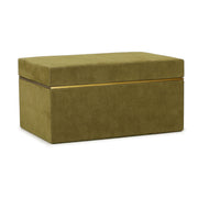 Pisa - Vegan Suede Contract-Grade Storage Box - Green - R&R Furniture Gallery (Fountain Valley, CA)