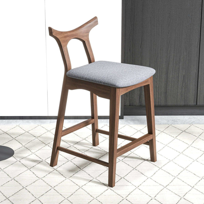 Hester - Upholstered, Square Bar Chair (Set of 2) - R&R Furniture Gallery (Fountain Valley, CA)