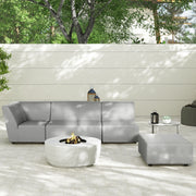 Cleo - Modular Upholstered Deep Seating Patio Armless Chair Axroma Olefin - R&R Furniture Gallery (Fountain Valley, CA)