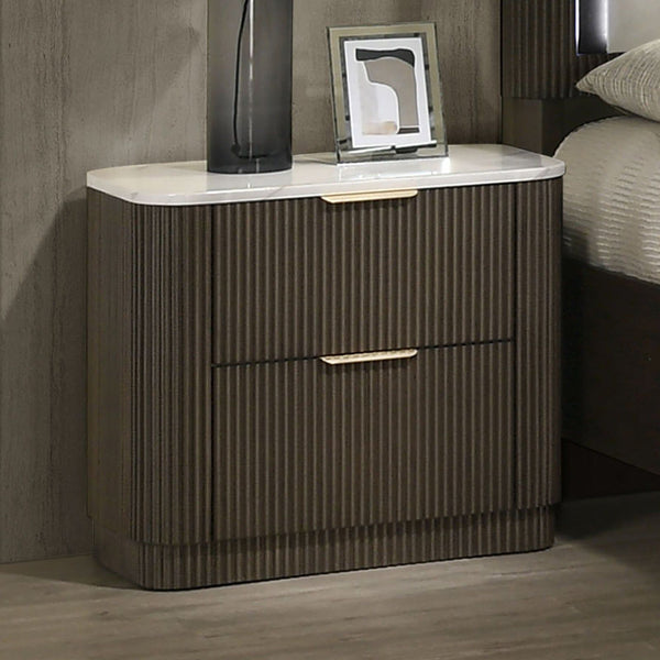 Lantrisant - Nightstand, Dark Walnut