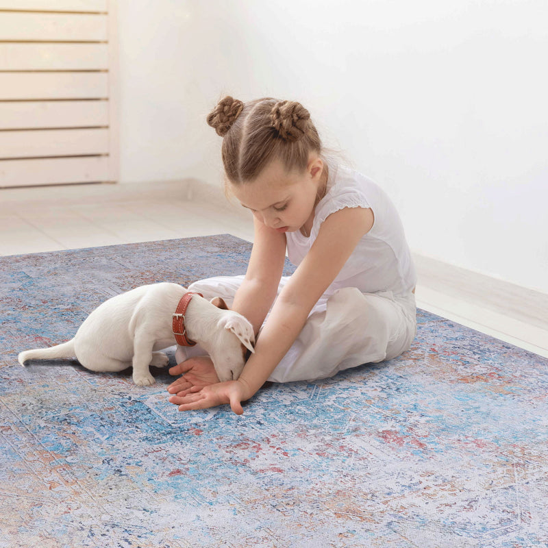 Maval - Runner Rug Washable - R&R Furniture Gallery (Fountain Valley, CA)