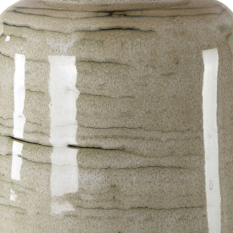 Strata - Tan Glaze Table Lamp