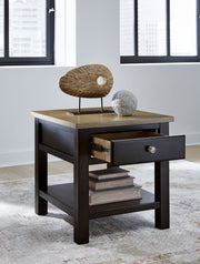 Drazmine - Rectangular End Table - Brown - R&R Furniture Gallery (Fountain Valley, CA)