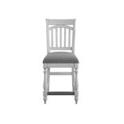 Slat Back Barstools (Set of 2) - Gray - R&R Furniture Gallery (Fountain Valley, CA)