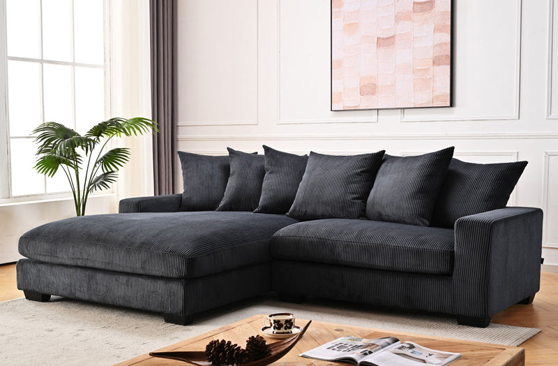 Luxe - Oversized 2 Piece Sectional Couches For Living Room, L Shaped Sofa With Chaise - R&R Furniture Gallery (Fountain Valley, CA)