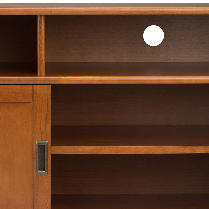 Draper - Handcrafted Mid Century Low TV Media Stand - R&R Furniture Gallery (Fountain Valley, CA)