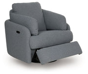 Alainmont Next-Gen Nuvella - Swivel Power Recliner - R&R Furniture Gallery (Fountain Valley, CA)