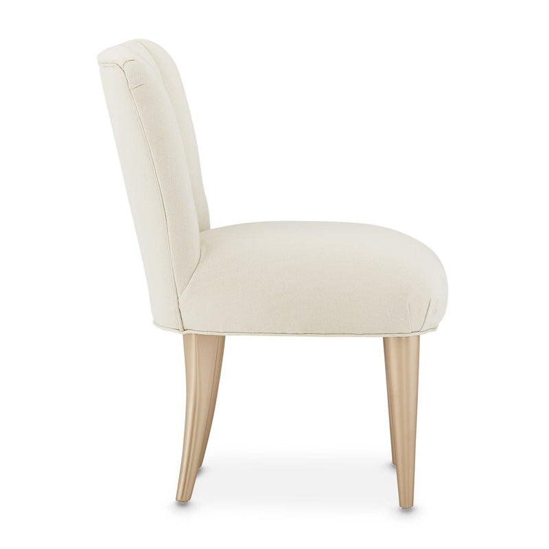 La Rachelle - Vanity Chair - Champagne - R&R Furniture Gallery (Fountain Valley, CA)