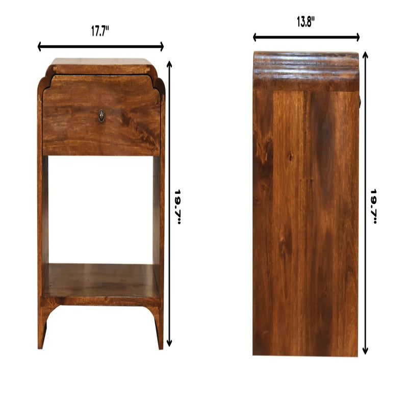 Newton - Nightstand With A Drawer And Open Shelf - R&R Furniture Gallery (Fountain Valley, CA)
