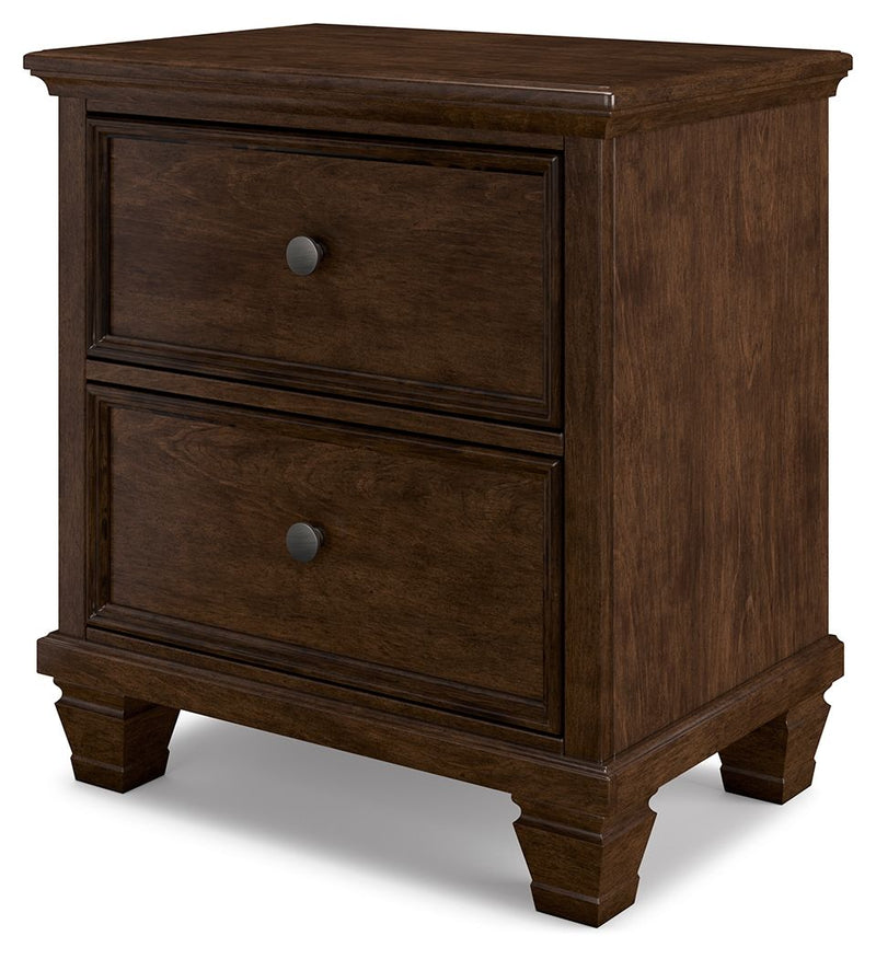 Danabrin - Two Drawer Nightstand - Brown - R&R Furniture Gallery (Fountain Valley, CA)