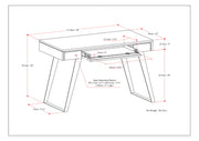 Lowry - Handcrafted Desk - R&R Furniture Gallery (Fountain Valley, CA)
