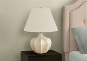 Resin Transitional Lighting, Table Lamp - Cream - R&R Furniture Gallery (Fountain Valley, CA)