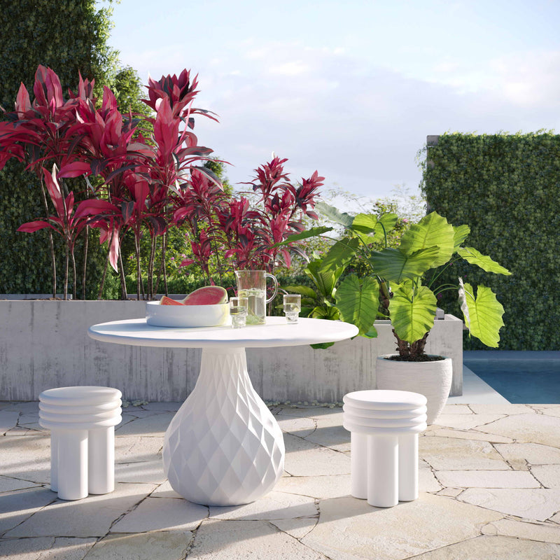 Tulum - Concrete Table - R&R Furniture Gallery (Fountain Valley, CA)