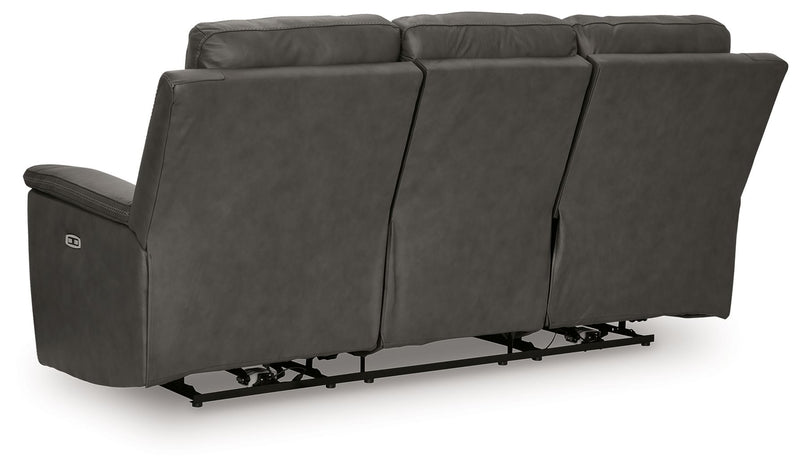 Bleckley - Power Reclining Sofa With Adjustable Headrest - R&R Furniture Gallery (Fountain Valley, CA)