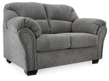 Allmaxx - Loveseat - Pewter - R&R Furniture Gallery (Fountain Valley, CA)