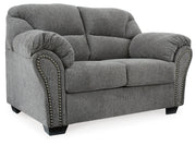 Allmaxx - Loveseat - Pewter - R&R Furniture Gallery (Fountain Valley, CA)