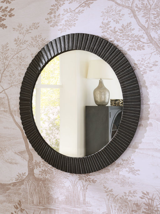 Ozias - Accent Mirror - Black - R&R Furniture Gallery (Fountain Valley, CA)