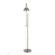 Lumi Source Emery contemporary metal floor lamp with sleek black finish and adjustable arm, ideal for modern living spaces.