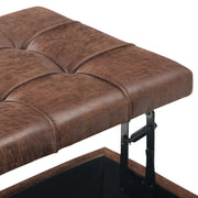 Harrison - Upholstered Coffee Table Storage Ottoman - R&R Furniture Gallery (Fountain Valley, CA)