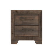 Plinz - 2 Drawer Nightstand - Brown - R&R Furniture Gallery (Fountain Valley, CA)