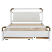 Storage Platform Bed, With 2 Big Drawers, Trundle - R&R Furniture Gallery (Fountain Valley, CA)