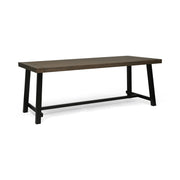 Outdoor Dining Table - Gray / Rustic Metal - R&R Furniture Gallery (Fountain Valley, CA)