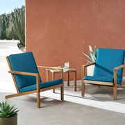 Celestaria - 3 Piece Outdoor Chat Set With Adirondack Chairs, Cushions And Side Table - R&R Furniture Gallery (Fountain Valley, CA)