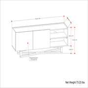 Harrow - TV Media Stand - Natural - R&R Furniture Gallery (Fountain Valley, CA)