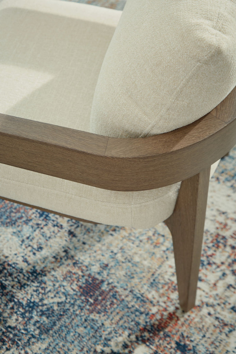 Serene Bay - Arm Chair With Cushion (Set of 2) - Dark Brown / White - R&R Furniture Gallery (Fountain Valley, CA)