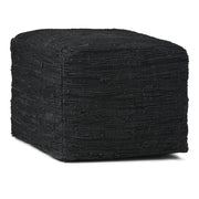 Fredrik - Handcrafted Square Pouf - R&R Furniture Gallery (Fountain Valley, CA)