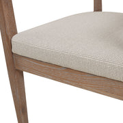 Americana - Mid-Century Modern Cane Back Dining Chair Textured Weave - Taupe Beige - R&R Furniture Gallery (Fountain Valley, CA)