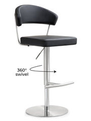 Cosmo - Stainless Steel Barstool - R&R Furniture Gallery (Fountain Valley, CA)