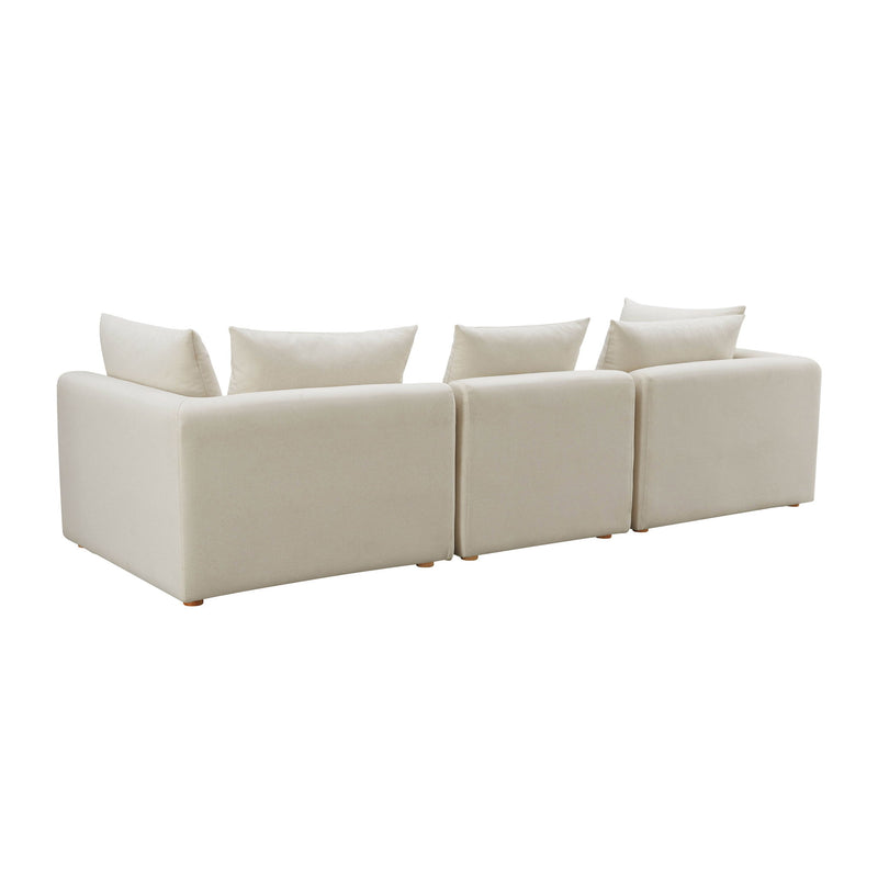 Hangover - Linen Fabric Sofa - Cream - R&R Furniture Gallery (Fountain Valley, CA)
