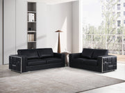 1130 - Top Grain Italian Leather Living Room Set - R&R Furniture Gallery (Fountain Valley, CA)