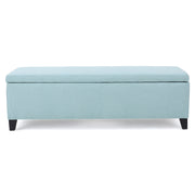 Contemporary Storage Ottoman Bench With Upholstery - R&R Furniture Gallery (Fountain Valley, CA)