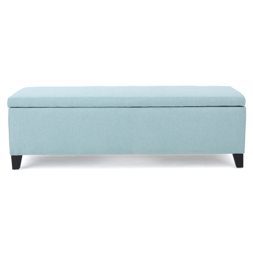 Contemporary Storage Ottoman Bench With Upholstery - R&R Furniture Gallery (Fountain Valley, CA)
