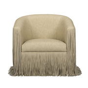 Shag Me - Vegan Leather Swivel Chair - R&R Furniture Gallery (Fountain Valley, CA)